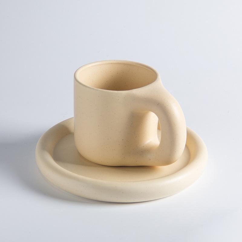 Nordic Minimalist Ins Ceramic Mug Fat Handle