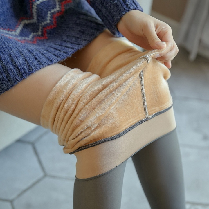 warmy - stylische gefütterte Strumpfhose